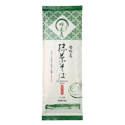 【国内産】　抹茶そば